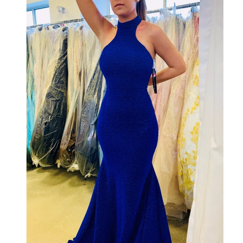 Ava Presley Prom Dress in Royal Blue NWT